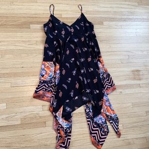 Express handkerchief dress sz L